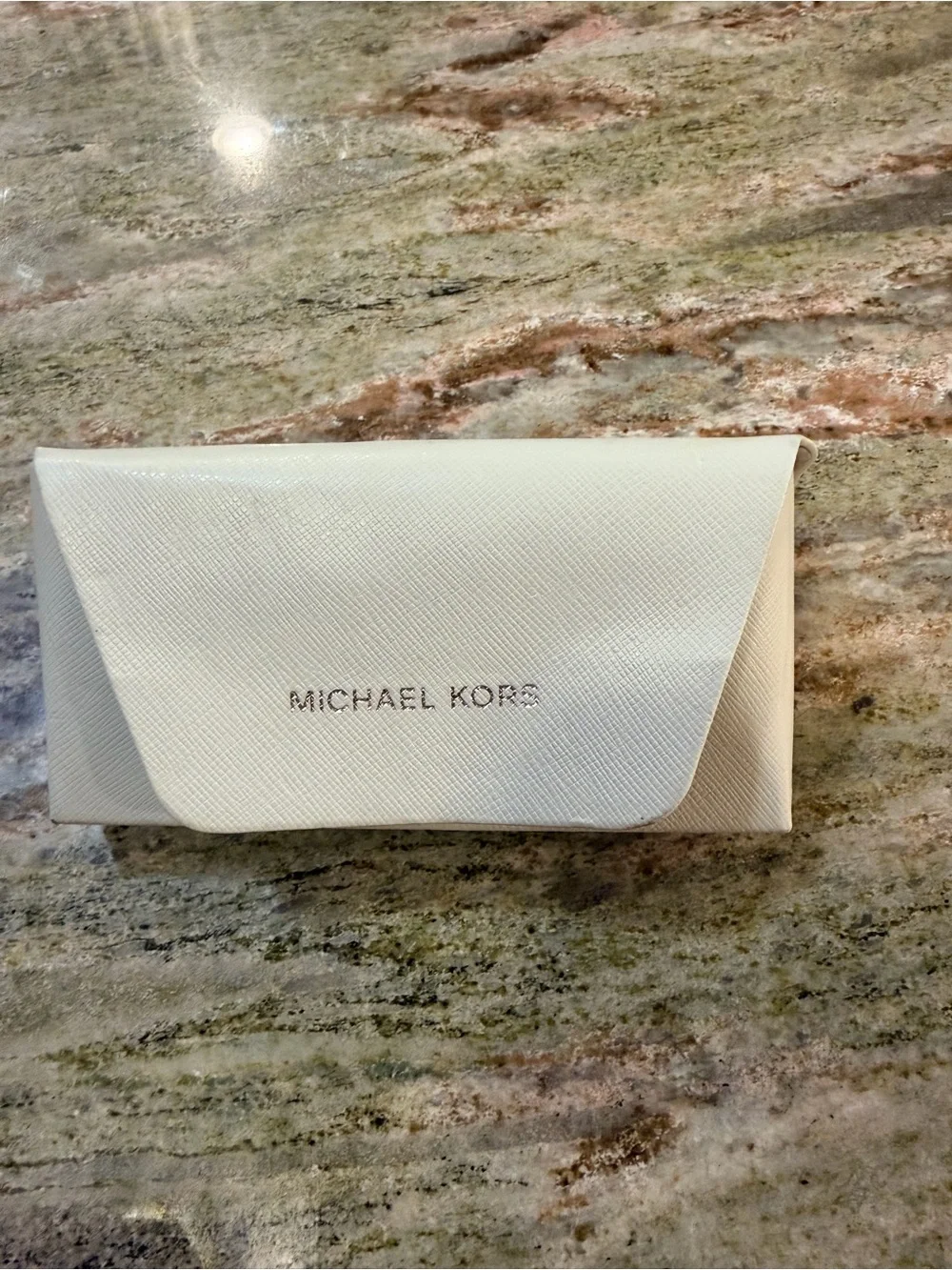 Michael Kors Gold Frame Brown Lens Oversized Sunglasses